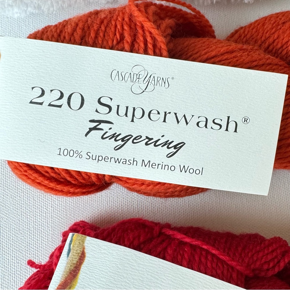 Cascade Yarns 220 Superwash Merino Fingering Yarn Lot (3) - Picture 6 of 11